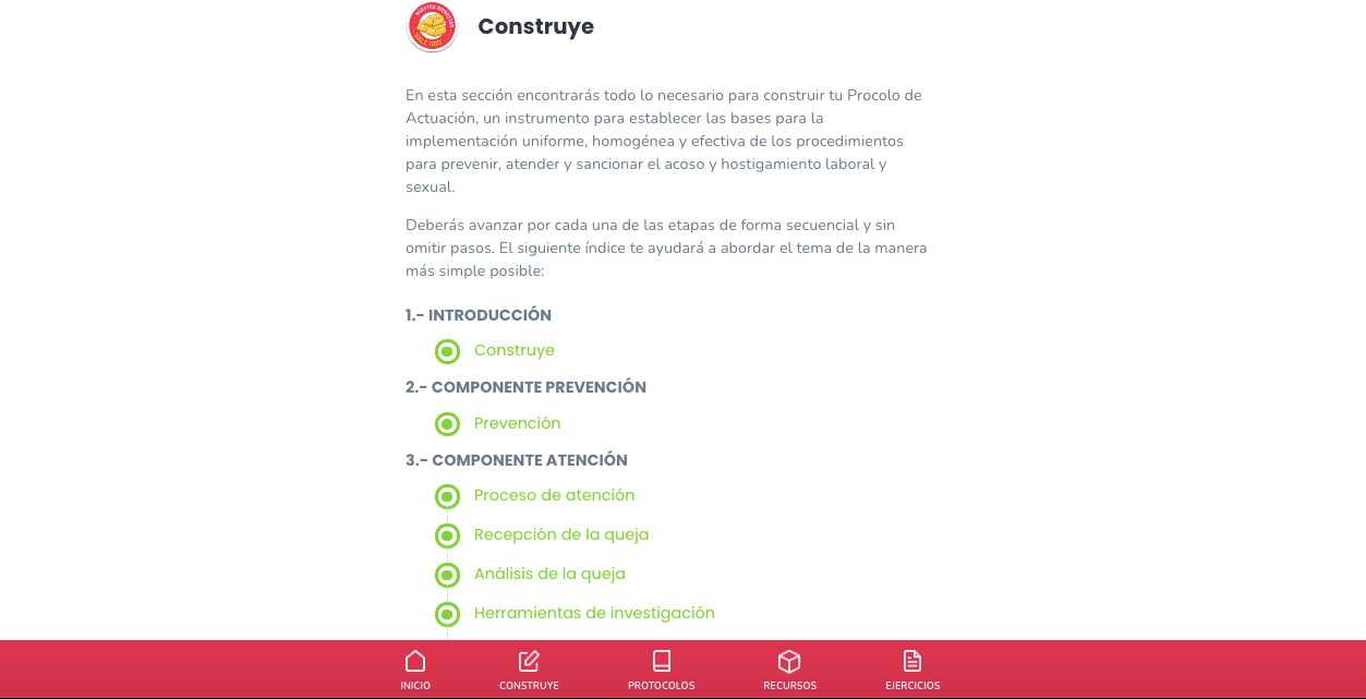Protocolos de atención al acoso (AHLS)