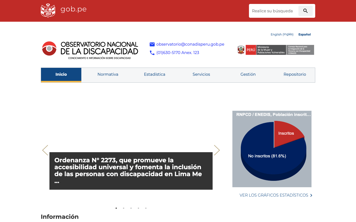 Observatorio Nacional de la Discapacidad