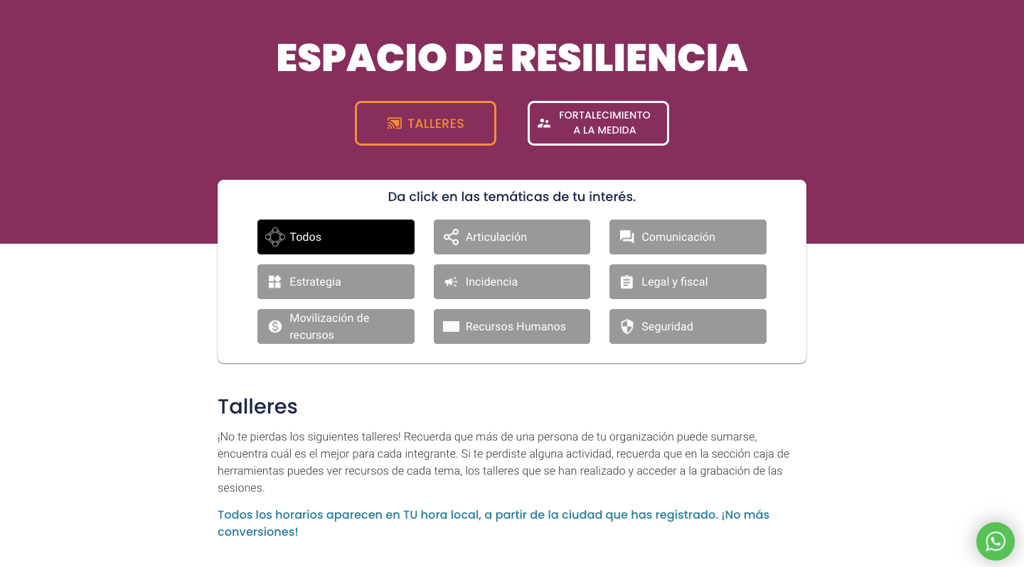 Espacio de Resiliencia