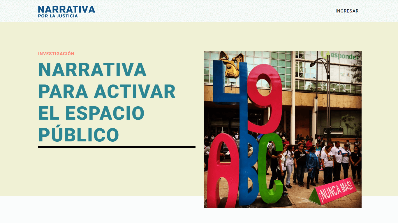 Narrativa por la justicia